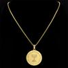 Hebreeuwse Hanukkah Menora Kaarsen Jeruzalem Ketting voor Vrouwen Mannen Roestvrij Staal Israël Je Magen Ketting Sieraden N2665-3S02