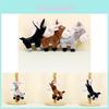 Adorable Plush Donkey Keychain Cute Soft Toy Charm With Pp Cotton Filling