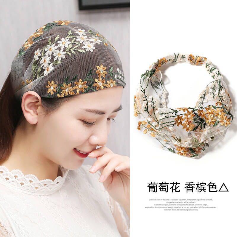 Hairband, Lace, Ethnic Headband, Japanese And Korean Hair Covering,  Hair Headwear, Divine  Covering, Hair Hairpin, Fashionable Outerwear
