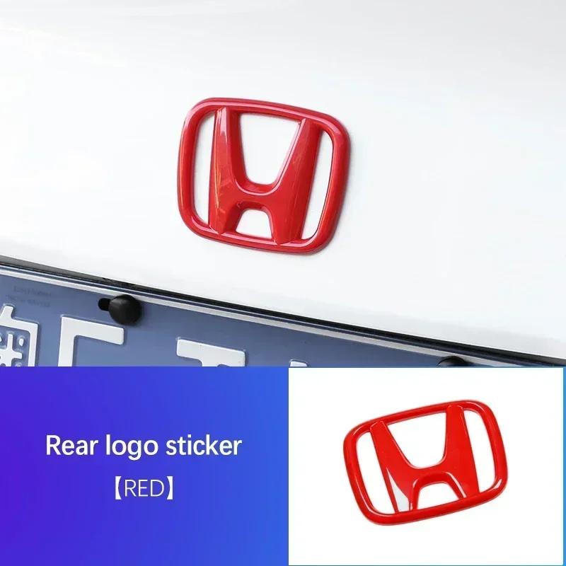 Car Badge Stickers Front Grille Trunk Steering Wheel Logo Accessories For Honda Civic CRV 10th 11th Gen Civic 10th Gen Accord