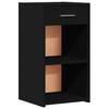 Table de chevet - Maison Exclusive - Lot de 2 - Noir - 35x34x65 cm