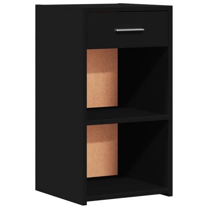 Table de chevet - Maison Exclusive - Lot de 2 - Noir - 35x34x65 cm