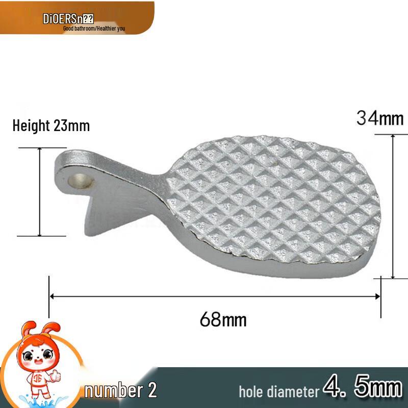 Запасные части для ремонта ножного педального клапана смыва