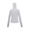 Under Armour Outdoor Training Breathable Sunshade Lightweight Minimalist Solid Color Sun Protection Clothing Women tops Dawn-Gray-Pink 6014375-009