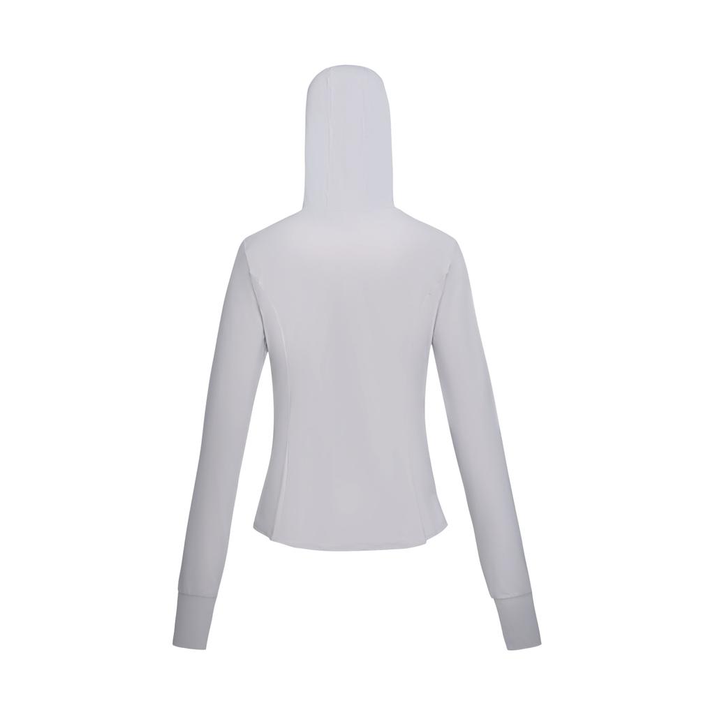 Under Armour Outdoor Training Breathable Sunshade Lightweight Minimalist Solid Color Sun Protection Clothing Women tops Dawn-Gray-Pink 6014375-009