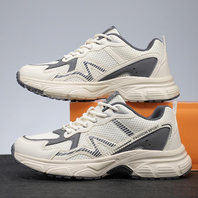 Fashion Men Running Shoes Jogging Sneakers Trainer Training Luxury Shoes Cushioning Mesh Breathable Outdoor Non-Slip Race Off-road Shoes