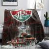 Fluminense FC Pattern Flannel Blanket, High Quality Comfortable for All Seasons, Home Decor, Warmth and Comfort, Perfect for Gifts.