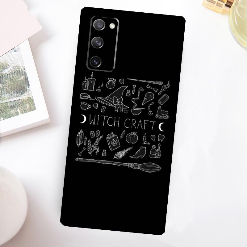 Witchcraft Dark Witch Funda For Samsung Galaxy S23 Ultra S22 Plus S20 S21 FE S8 S9 S10 Note 10 20 S24 Ultra Case