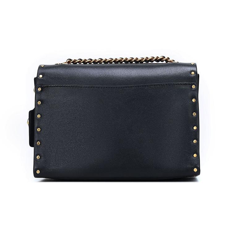 New COACH Parker Cow Leather Chain Bag Crossbody Bag Shoulder Bag Women's Black 29389-B4BK