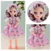 30cm Yitian Barbie Doll Set: BJD Doll with Music, Wedding Dress, and Outfit Changes