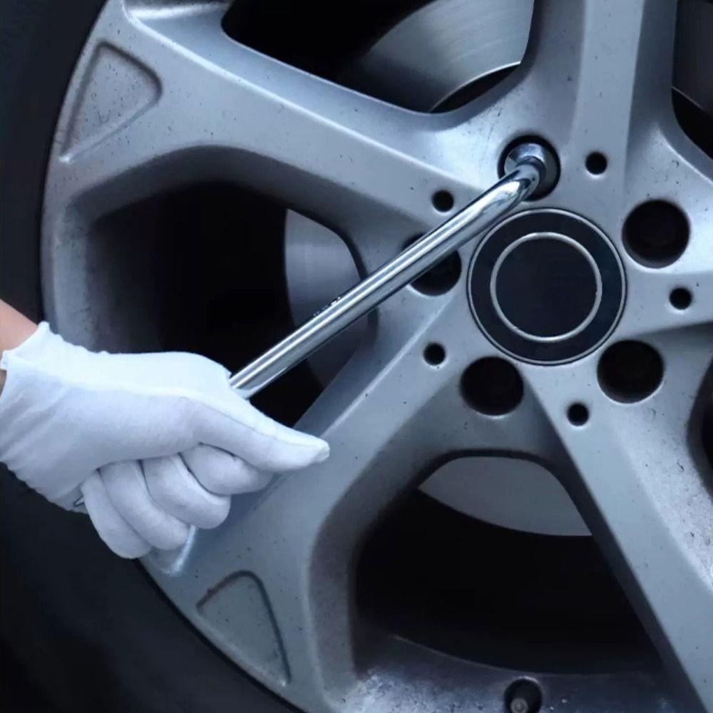 Cheie tubulară tip L 17/19/21mm Cheie tubulară pentru prezoane Instrument de reparare Cheie pentru roata de rezervă Reparații auto