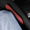Leather Car Leg Cushion Elastic Memory Foam Knee Pad Car Pillow Cushion Armrest Pad Universal Thigh Support Accessories