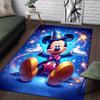 1pc Mickey Pattern Area Rug Soft Flannel Floor Mat for Living Room,Office,Bedroom and Carpet