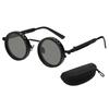 Adjustable Tint Polarized Sunglasses 1-9 Gear Round Glasses with ND Filter Lenses for Men UV Protection Eyewear for Beach Travel