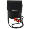 Hello Kitty Tasche Leder Schwarz Versteckte Kitty Kordel