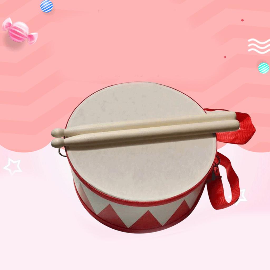 Holztrommel für Kinder Musikinstrument Spielzeug Trommel für Baby Sensorisches Perkussionsinstrument Spielzeug Orff Musik Lernspielzeug