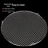 304 Stainless Steel BBQ Grill Net with Legs - Thickened Charcoal Grill Net for Roasting and Tea Brewing  
