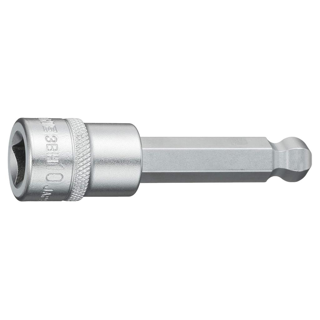Tone Ball Point Hexagonal 10mm Width HP3BH-10 Socket, 9.5mm (3/8") Drive,