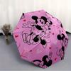 1pc Mickey Minnie, Valentine's Day Automatic Folding Umbrella, Compact Portable Travel Umbrella, Perfect Gift for Friends  yy250806022