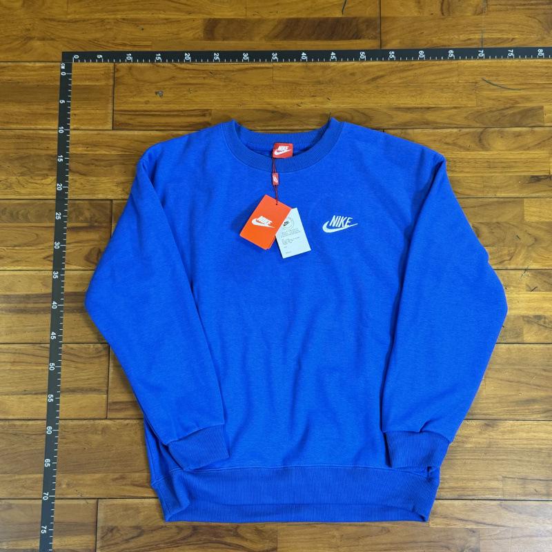 Neuer Herbst Winter Plus Samt Rundhals Hoodie - Einfarbige mit gesticktem Haken Logo