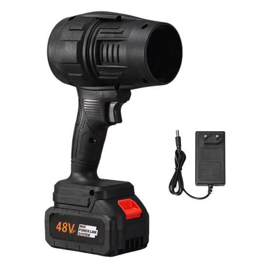 

Высокоскоростной канальный вентилятор, турбореактивный вентилятор, электрическая сушилка, мощный вентилятор с бесщеточным двигателем, портативный вентилятор для удаления пыли и выдувания листьев US Plug чёрный