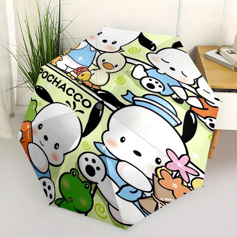 

Pochacco Automatic Opening and Closing Umbrella - Suitable for Various Occasions, Outdoor Activities, Lightweight and Durable Automatic Folding Umbrel
