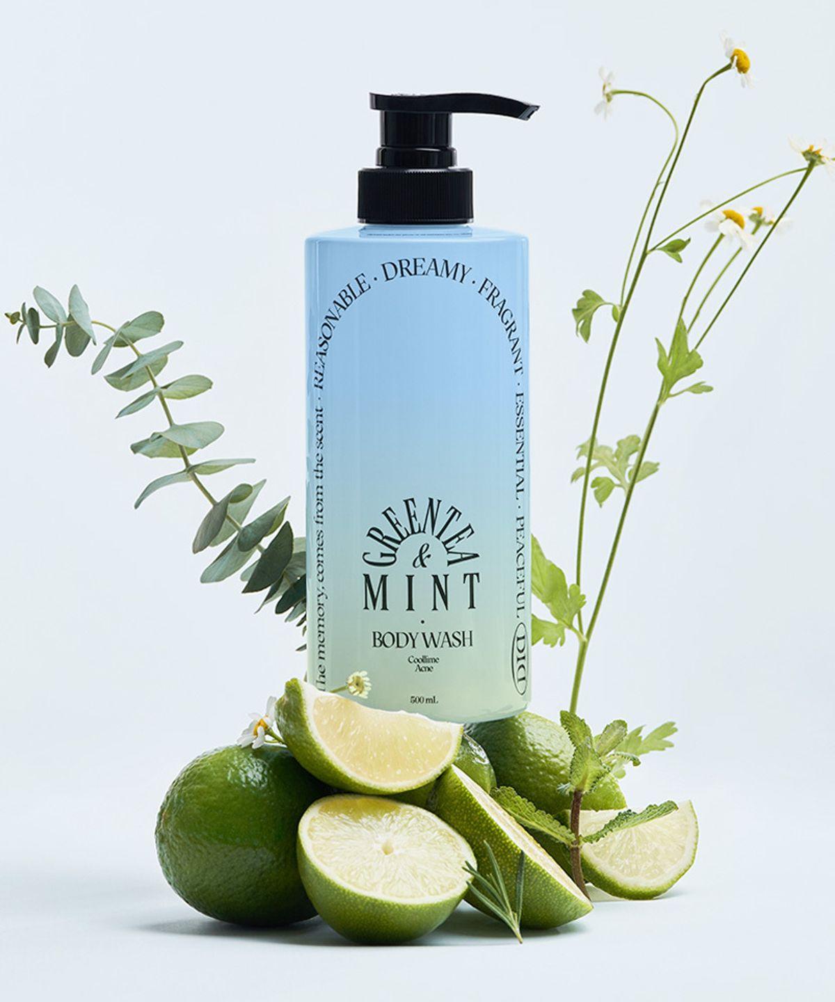 Odid Cool Lime Acne Body Wash Green Tea Mint