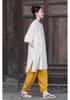 26 Chinese National Style Women's Linen Zen Meditation Outfit