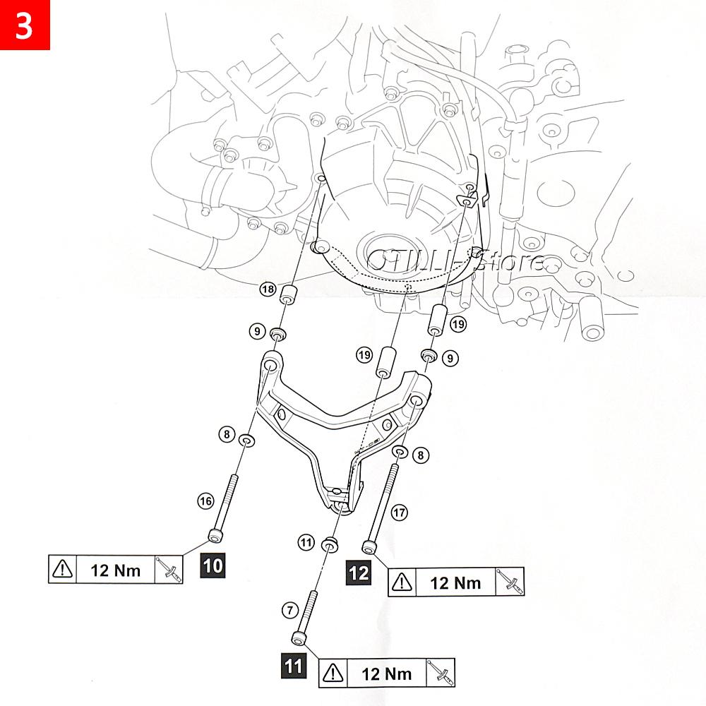 2021 NEW Motorcycle Parts For Yamaha Tracer 9 GT MT-09 MT09 Tracer Side Sliders Engine Guard Protection Crash Pads