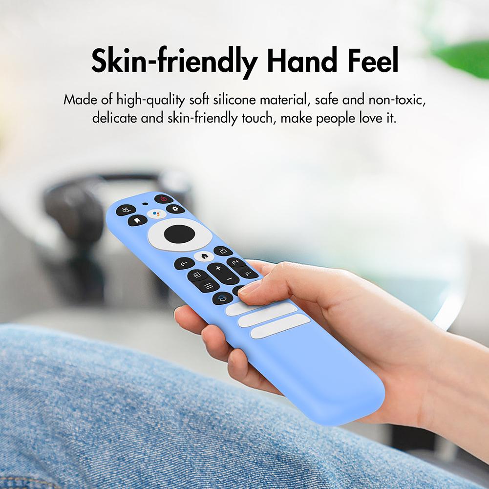 Silicone Protective Case for TCL RC902V Remote Control Smart TV Protective Cover Sleeve For TCL-RC802NU1 Full Package Protective