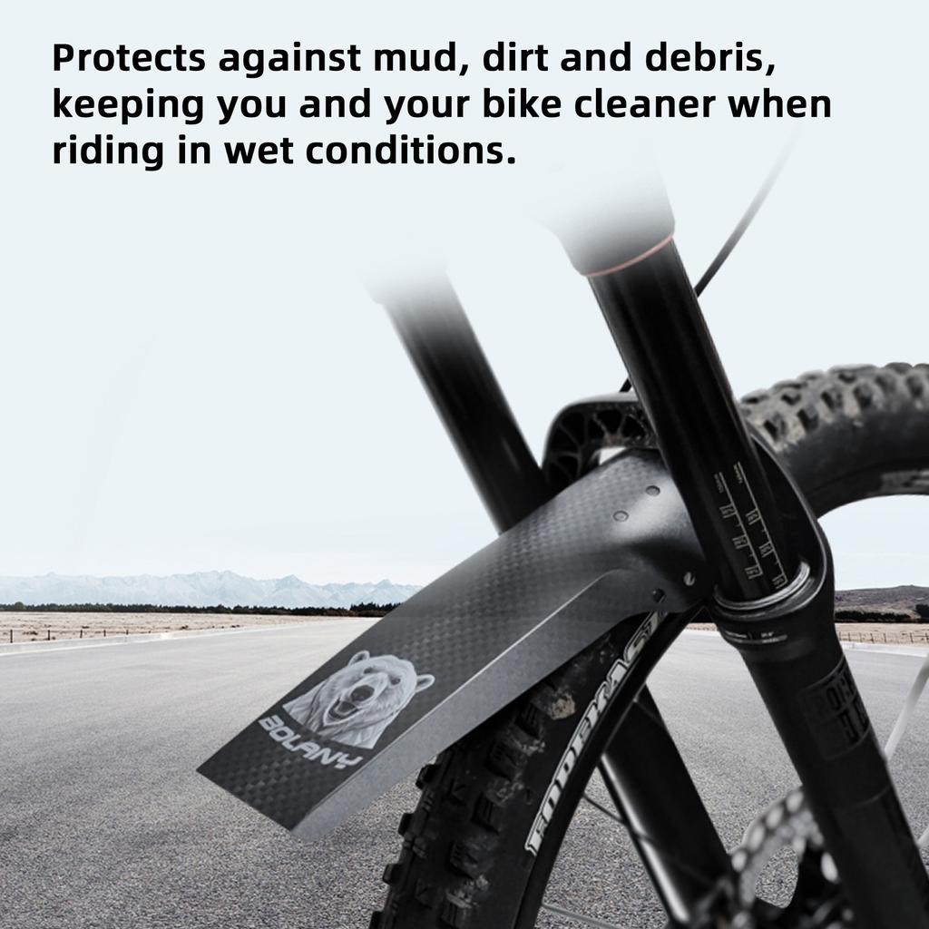 Mountain Bike Fender Mud Guard Bike Splash Guard with Cable Ties