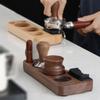 Universal Kaffeetamper Matte Station Ständer Holz Kaffeemaschinenhebel Werkzeug Organizer Multifunktionaler Siebträger Spender Halter Basis