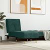 VidaXL Chaise Longue Dark Green Velvet 352810
