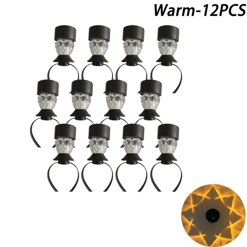 20 Stück Lampe Solar Poollicht Rahmen auf dem Boden für Schwimmbad Außenpool Zaun Dekorative Accessoires Wasserdicht LED