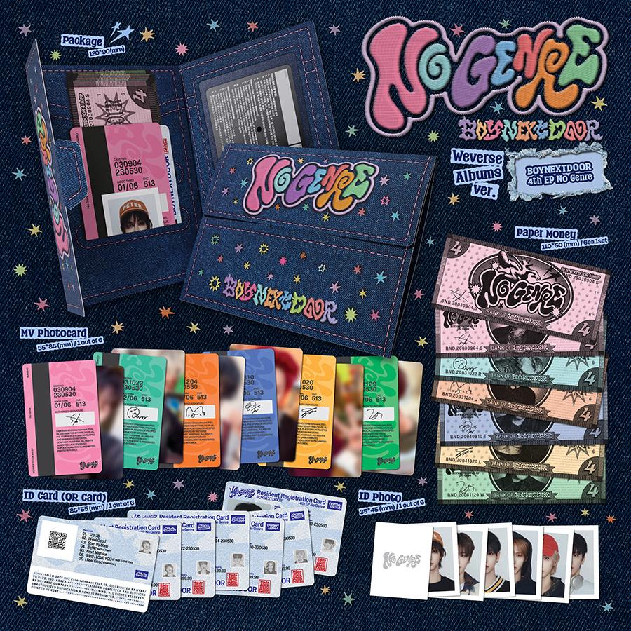 (WEVERSE ALBUMS ver.) BOYNEXTDOOR [NO GENRE] 4th EP ALBUM