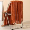 Atmungsaktive nordische Strickdecke Hautfreundliche Nickerchen-Decke Universelle Sofa-Karodecke Hotel