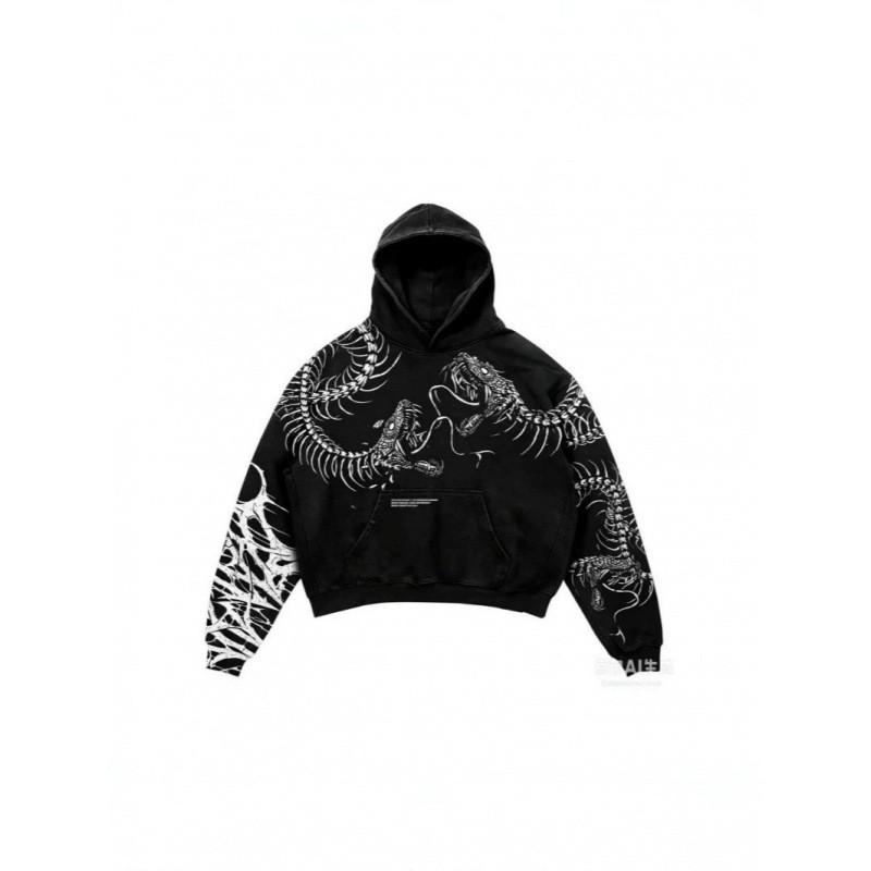 Unisex Oversized Hoodie With 3D Graphic Print Loose Fit Long Sleeve Casual Sweatshirt Teens Adults