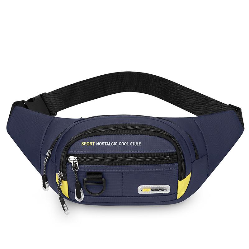 Marsupio Sportivo da Uomo Multitasche Borsa da Petto Borsa a Tracolla Borsa da Corsa Viaggio Marsupio