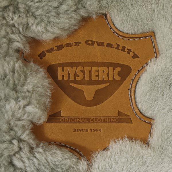 HYSTERIC Long Sleeve Mouton Leather Coat FREE Sheepskin Fur Lining Hood Women Used