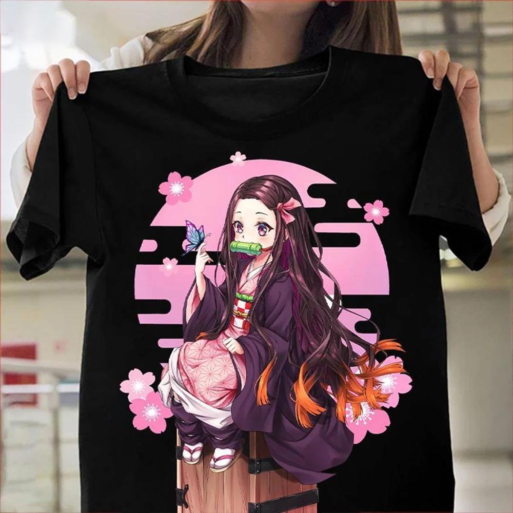 

25 New Hot Selling Fashion Anime Demon Slayer Kimetsu No Yaiba Personality Trendy Short Sleeved T-shirt Fashion Gifts Kids Bro S