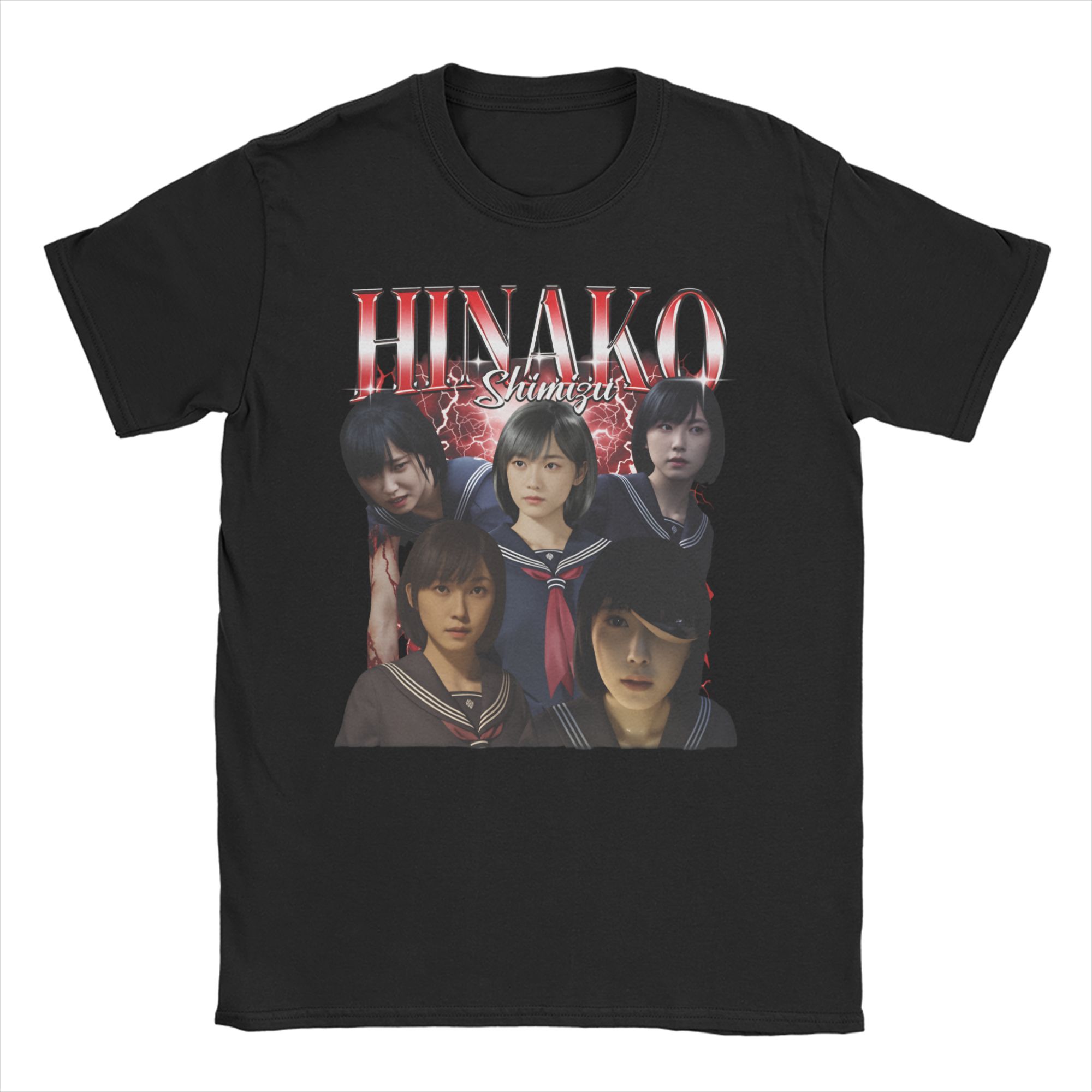 

Silent hill f Shimizu Hinako Гра Чоловіки Жінки Футболка Футболка З коротким рукавом Круглий виріз Футболка 100% Бавовна Літній одяг L