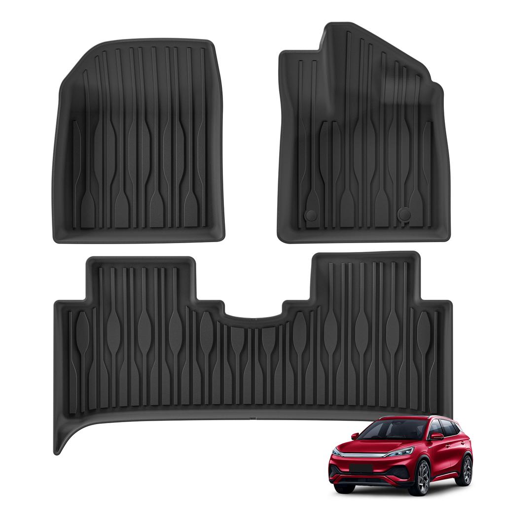 Right Drive for BYD ATTO3 ATTO 3 YUAN PLUS 2025 2025 Car Floor Mats Cargo Liner Trunk Pad TPE 3D Foot Mat Protection Accessories
