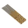 50Pcs 1/1.5/2/2.5/3mm Twist Drill Set Anti-rust Wear Protection High Speed Steel Titanium Coated Drill Bit Landin Drill Bit Set