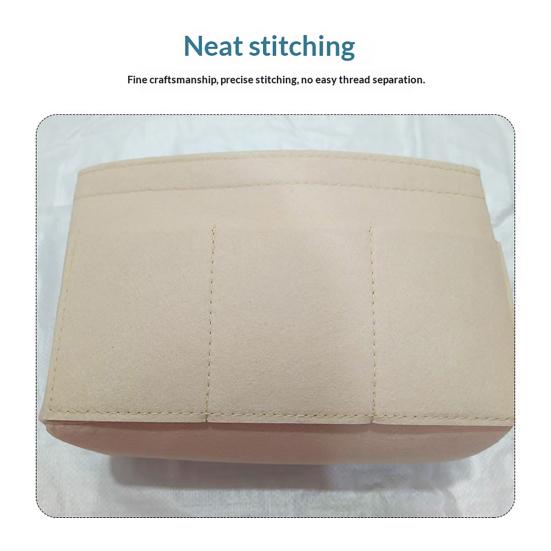 Toiletry Bag Organizer Multi-Pocket Inner Lining of Bag Protects Bag from Scratches And Stains