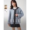 Women's French Lamb Wool Knit Hooded Double-Faced Short Coat