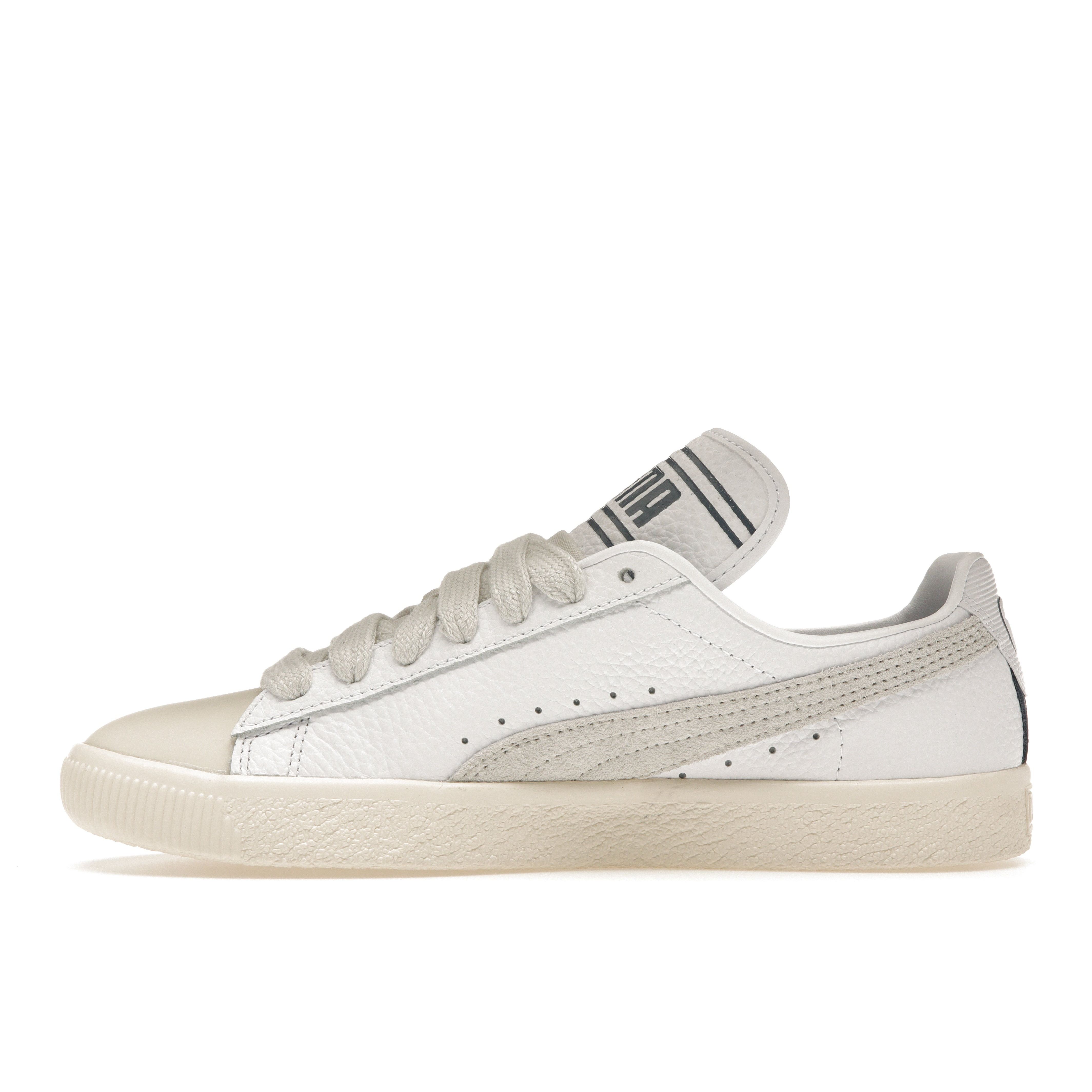 Кроссовки Puma Rhuigi x Clyde Pristine Unisex Белый Уравновешенный-Серый 393305-01 38 — фото 5