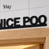 Modern Bathroom Wall Sign Have A Nice Poo Door Sign, Funny Wooden Over The Rustic Wood Topper, Minimalist Frame Corner for Home Restroom Art