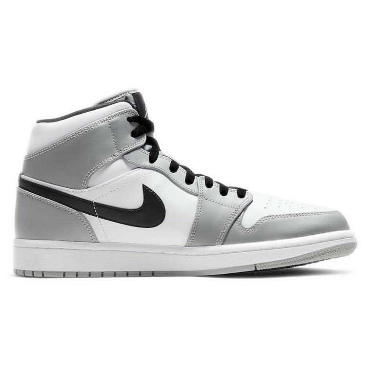 New Air Jordan 1 Mid 'Smoke Grey' 554724-092