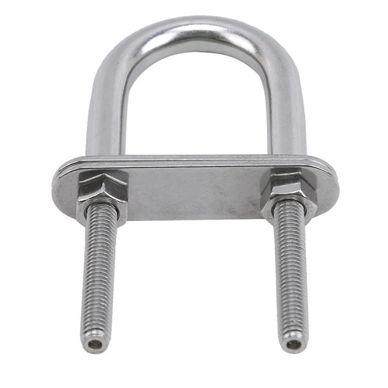 New Bow Stern Eye U-Bolt Stainless Steel Marine Bolt Rope Rigging Replace Rowboats Accessories U