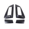 For NISSAN 370Z Z34 2009-2020 Carbon Fiber/Black Car Outer Door Handle Protective Cover Trim Stickers Exterior Accessories